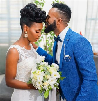 זר כלה לבן שובבי